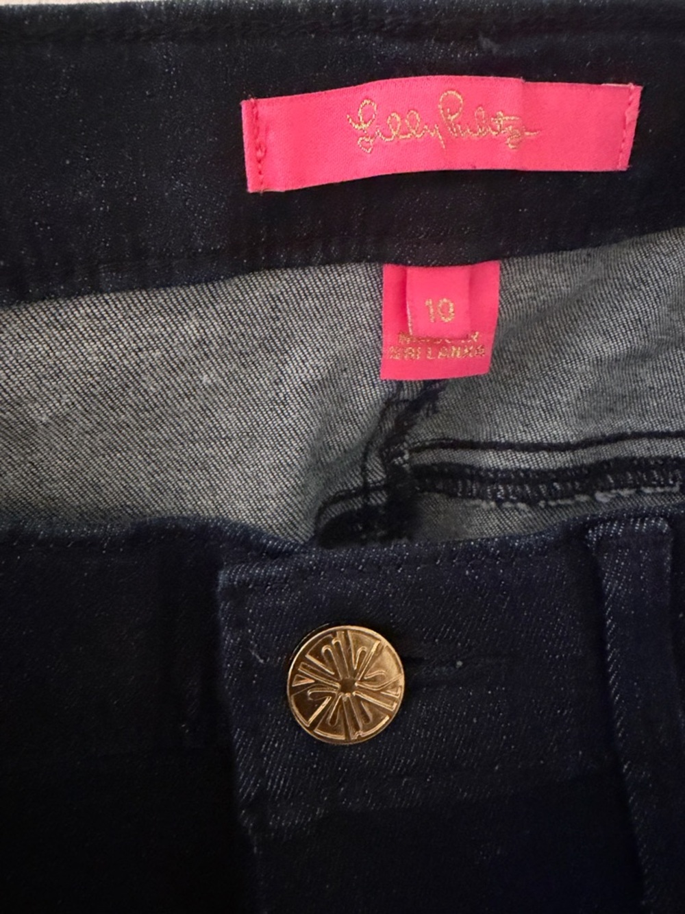 NWOT ~ Lilly Pulitzer women's stretch denim jeans. - Picture 7 of 7